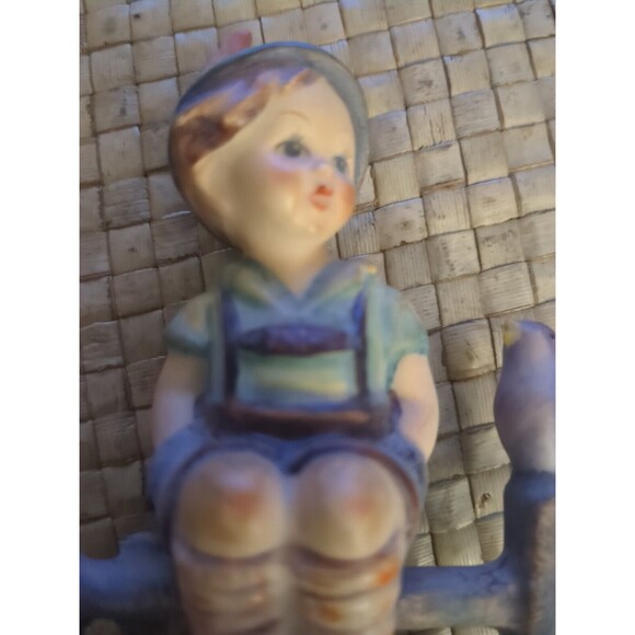 Hummel figurine Hum 111/3/0 "Wayside Harmony" TMK 1 * Crown mark * yellow socks - Picture 5 of 16